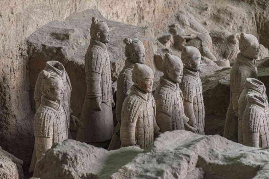 China - Xi'an 017 - mausoleo de Qin Shi Huang - Guerreros de Terracota